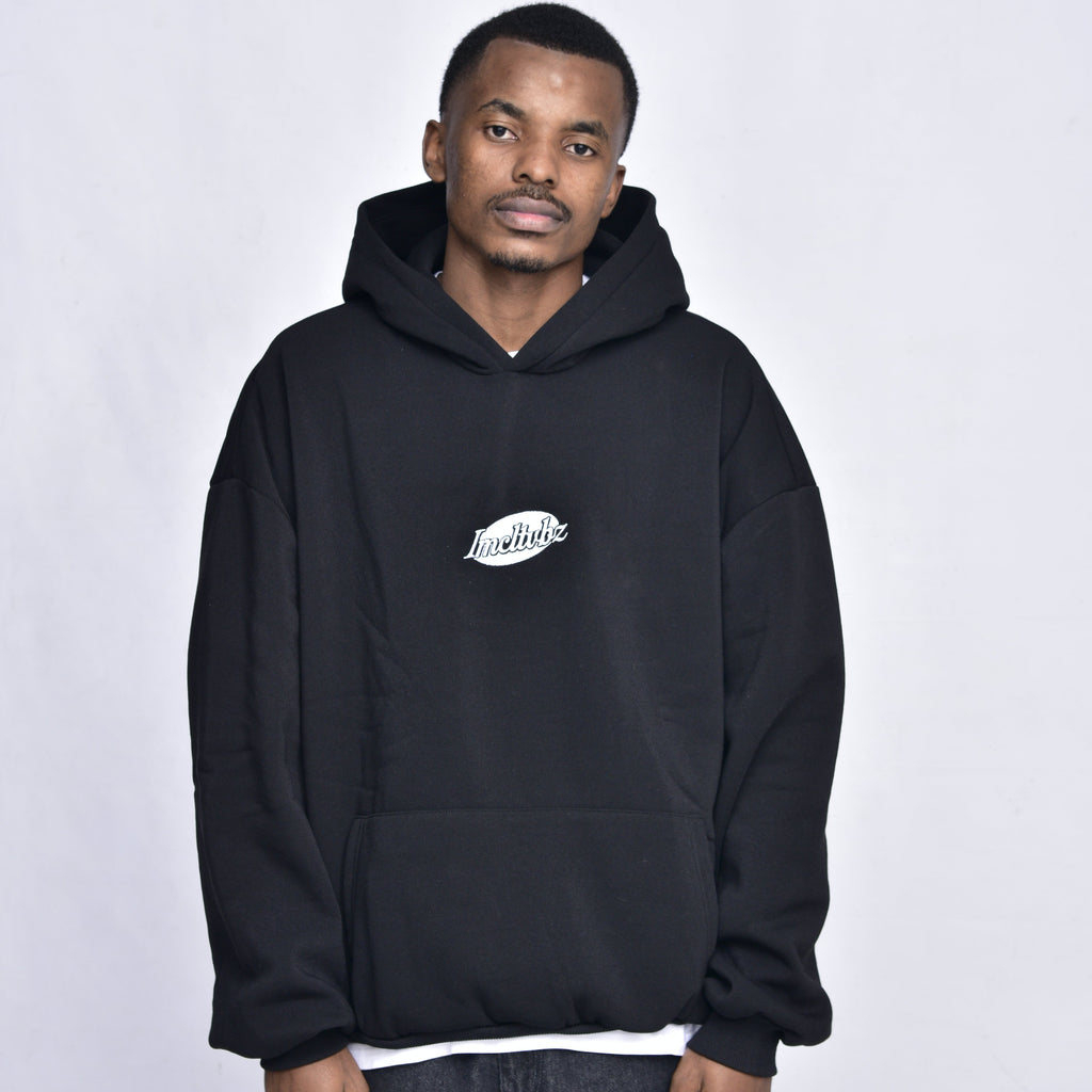 IMCLTVBZ Black Baggy Hoody