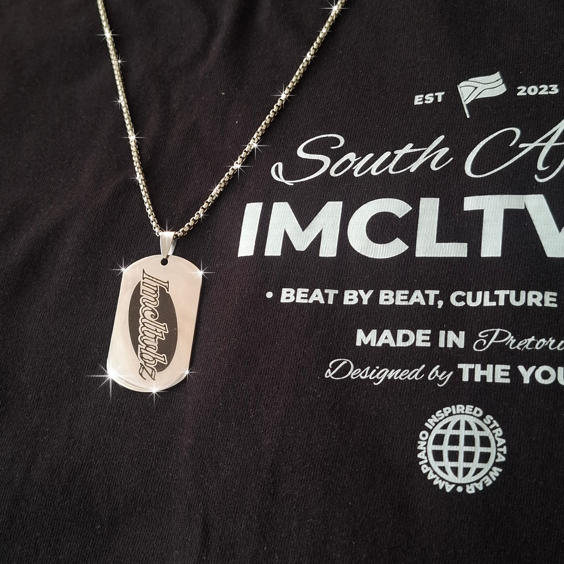 IMCLTVBZ DOG TAG PENDANT