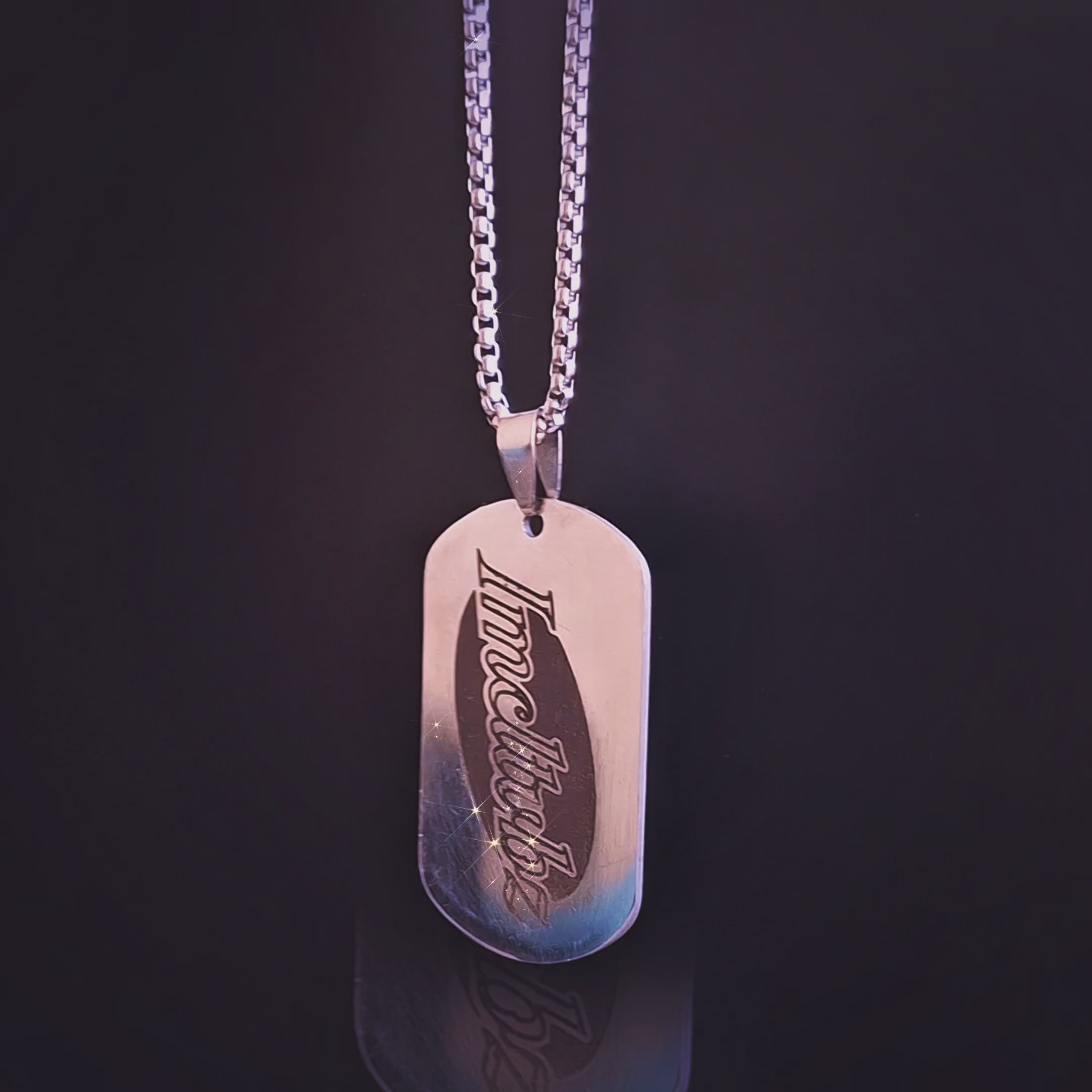 IMCLTVBZ DOG TAG PENDANT